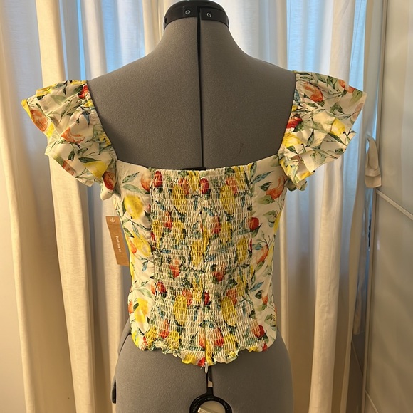 Cute Fruit Print Blouse - Picture 3 of 5